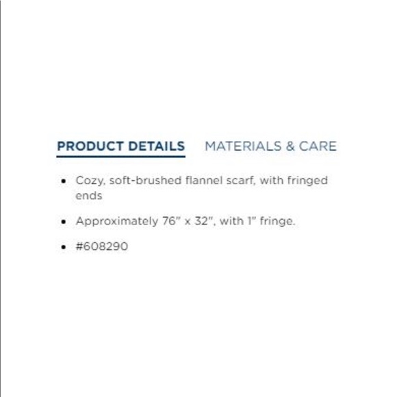 Old Navy Flannel Scarf - Picture 3 of 6